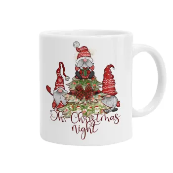 Oh Christmas Night, Κούπα, κεραμική, 330ml
