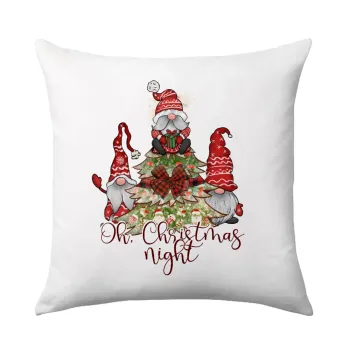 Oh Christmas Night, Μαξιλάρι καναπέ 40x40cm περιέχεται το  γέμισμα