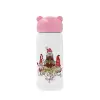 Pink stainless steel thermal flask, 320ml