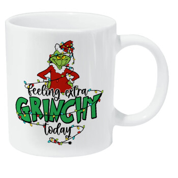 Grinch Feeling Extra Grinchy Today, Κούπα Giga, κεραμική, 590ml