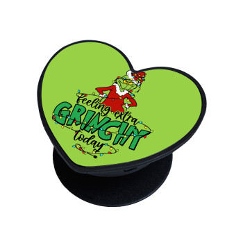 Grinch Feeling Extra Grinchy Today, Phone Holders Stand  καρδιά Μαύρο Βάση Στήριξης Κινητού στο Χέρι