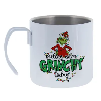 Grinch Feeling Extra Grinchy Today — Κούπα Ανοξείδωτη διπλού τοιχώματος 400ml
