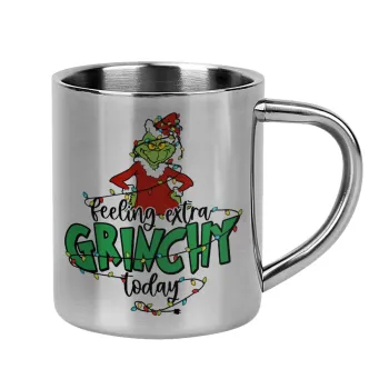 Grinch Feeling Extra Grinchy Today, Mug Stainless steel double wall 300ml