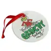 Christmas ornament glass 9cm