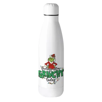 Grinch Feeling Extra Grinchy Today, Metal mug thermos (Stainless steel), 500ml
