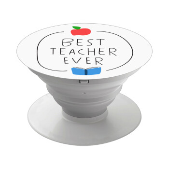 Best teacher ever, Phone Holders Stand  Λευκό Βάση Στήριξης Κινητού στο Χέρι