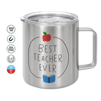 Best teacher ever, Mug Stainless steel double wall 300ml
