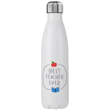 Best teacher ever, Stainless steel, double-walled, 750ml