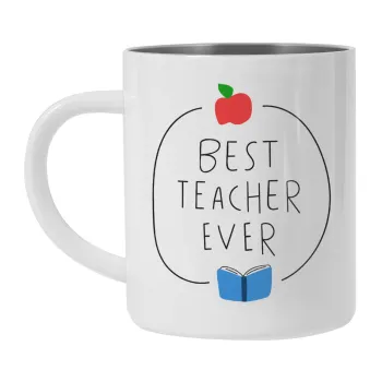 Best teacher ever, Mug Stainless steel double wall 300ml