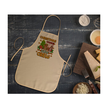 Christmas Cookie Baking Crew, Ποδιά Σεφ Ολόσωμη κοντή Παιδική Canvas-Like (38x50cm)