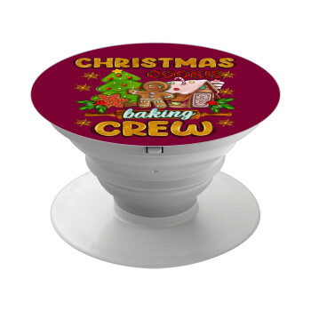 Christmas Cookie Baking Crew, Phone Holders Stand  White Hand-held Mobile Phone Holder