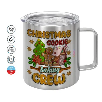 Christmas Cookie Baking Crew, Mug Stainless steel double wall 300ml