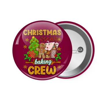 Christmas Cookie Baking Crew, Κονκάρδα παραμάνα 7.5cm