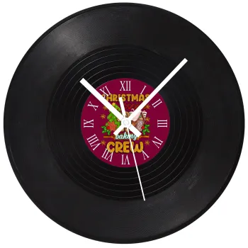 Christmas Cookie Baking Crew, Ρολόι τοίχου Βινύλιο (30cm)