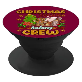 Christmas Cookie Baking Crew, Phone Holders Stand  Black Hand-held Mobile Phone Holder