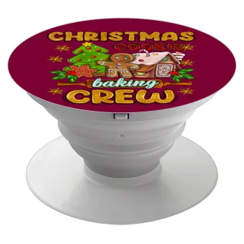 Christmas Cookie Baking Crew, Phone Holders Stand  White Hand-held Mobile Phone Holder