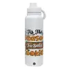 1L Stainless Steel Thermal Bottle with Phone Holder & Double Wall Insulation