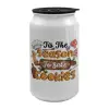 Κούπα ταξιδιού μεταλλική με καπάκι (tin-can) 500ml