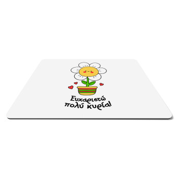 Ευχαριστώ πολύ κυρία!!!, Mousepad rect 27x19cm