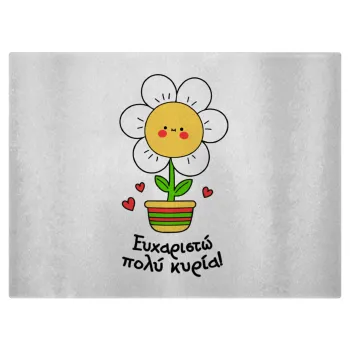 Ευχαριστώ πολύ κυρία!!!, Επιφάνεια κοπής γυάλινη (38x28cm)