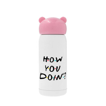 Friends How You Doin'?, Ροζ ανοξείδωτο παγούρι θερμό (Stainless steel), 320ml
