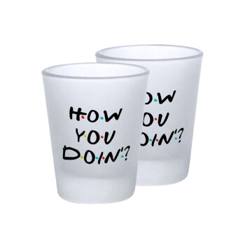 Friends How You Doin'?, Σφηνοπότηρα γυάλινα 45ml του πάγου (2 τεμάχια)