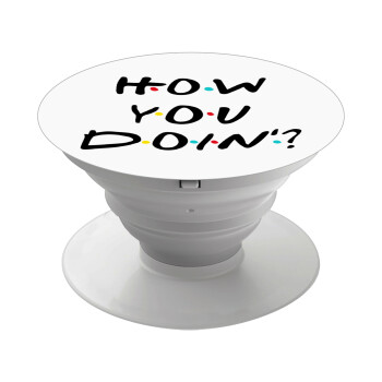 Friends How You Doin'?, Phone Holders Stand  White Hand-held Mobile Phone Holder