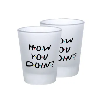 Friends How You Doin'?, Σφηνοπότηρα γυάλινα 45ml του πάγου (2 τεμάχια)