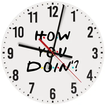 Friends How You Doin'?, Ρολόι τοίχου ξύλινο (30cm)