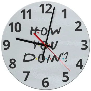 Friends How You Doin'?, Ρολόι τοίχου γυάλινο (30cm)