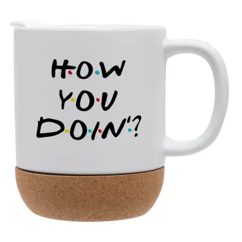 Friends How You Doin'?, Ceramic coffee mug Cork (MAT), 330ml