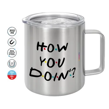 Friends How You Doin'?, Mug Stainless steel double wall 300ml
