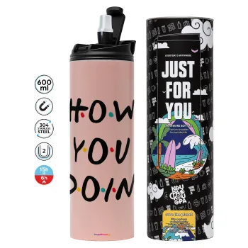 Friends How You Doin'?, Tumbler stainless steel PINK 600ml