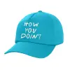 Children's Baseball Cap, 100% Cotton Twill, Blue (COTTON, CHILDREN, UNISEX, ONE SIZE)