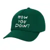 Twill Children's Cap, DARK GREEN (100% COTTON, CHILDREN, UNISEX)