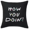Sofa cushion black 50x50cm includes filling