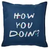 Sofa cushion Blue 50x50cm includes filling