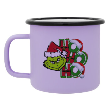 Grinch ho ho ho, Κούπα Μεταλλική εμαγιέ ΜΑΤ Light Pastel Purple 360ml