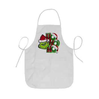 Grinch ho ho ho, Ποδιά Σεφ ολόσωμη κοντή  Παιδική (44x62cm)
