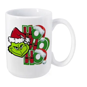 Grinch ho ho ho, Κούπα Mega, κεραμική, 450ml