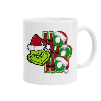 Grinch ho ho ho, Κούπα, κεραμική, 330ml