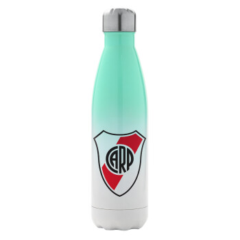 River Plate, Metal mug thermos Green/White (Stainless steel), double wall, 500ml
