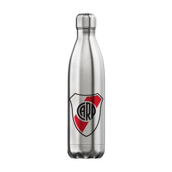 River Plate, Μεταλλικό παγούρι θερμός Inox (Stainless steel), διπλού τοιχώματος, 750ml