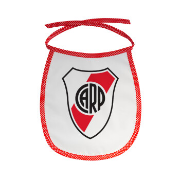 River Plate, Σαλιάρα μωρού αλέκιαστη με κορδόνι Κόκκινη
