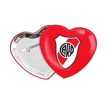 River Plate, Κονκάρδα παραμάνα καρδιά (57x52mm)