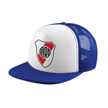 River Plate, Καπέλο Ενηλίκων Soft Trucker με Δίχτυ Blue/White (POLYESTER, ΕΝΗΛΙΚΩΝ, UNISEX, ONE SIZE)