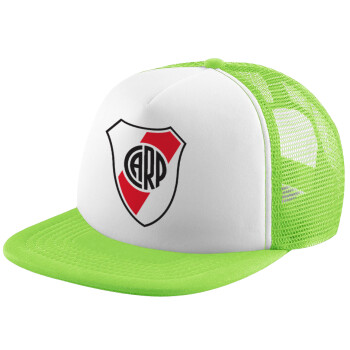 River Plate, Καπέλο Soft Trucker με Δίχτυ Πράσινο/Λευκό