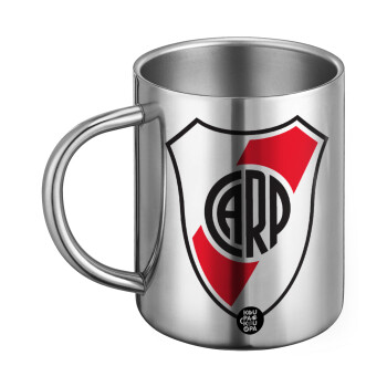 River Plate, Ανοξείδωτη Μεταλλική Κούπα 450ml - Διπλού Τοιχώματος