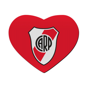 River Plate, Mousepad heart 23x20cm