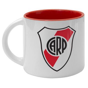 River Plate, Κούπα κεραμική 400ml Λευκή/Κόκκινη
